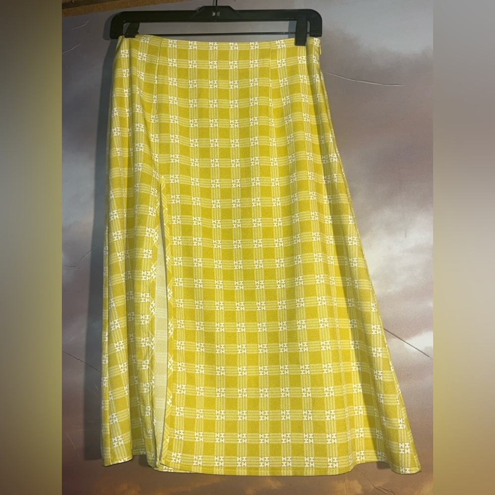 Hawaii’s Finest Yellow Palaka Logo Skirt
